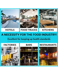 Kit de Prueba de Desinfectante FryOilSaver Co. 200 Tiras Cloro y Quat 2