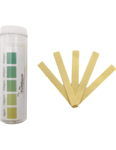 Kit de Prueba de Desinfectante FryOilSaver Co. 200 Tiras Cloro y Quat