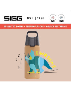 Botella Aislada para Niños SIGG Shield One Rawsome 0.5L 2