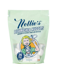 Nuggets para Lavavajillas Nellie - Detergente Ecológico 24 Unidades
