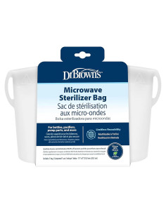 Bolsa Esterilizadora de Vapor Dr. Brown's 100% Silicona 250 mL