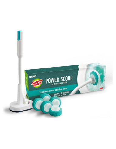 Limpiador de Inodoro Scotch-Brite Power Scour Kit 4 Recargas