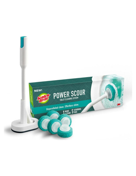 Limpiador de Inodoro Scotch-Brite Power Scour Kit 4 Recargas