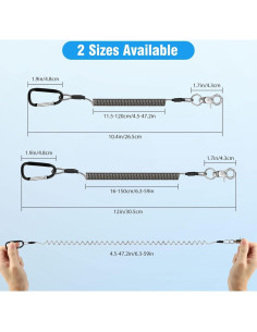 Cuerdas de Pesca TSV 10 PCS Alta Resistencia 2 Tamaños 2