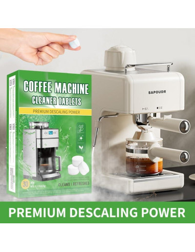 Tabletas Limpiadoras de Cafeteras HI FINE CARE - 30 Unidades