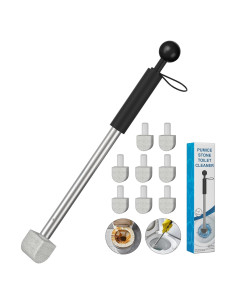 Limpiador de Inodoro YINGMORE con Mango y 8 Piezas de Pómez