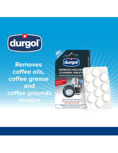 Tabletas de limpieza Durgol para máquinas de espresso, 10 unidades 2