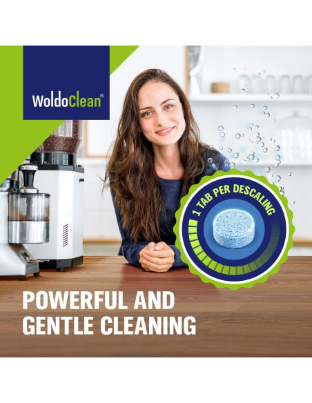 Limpiador y tabletas descalcificadoras WoldoClean 15 usos