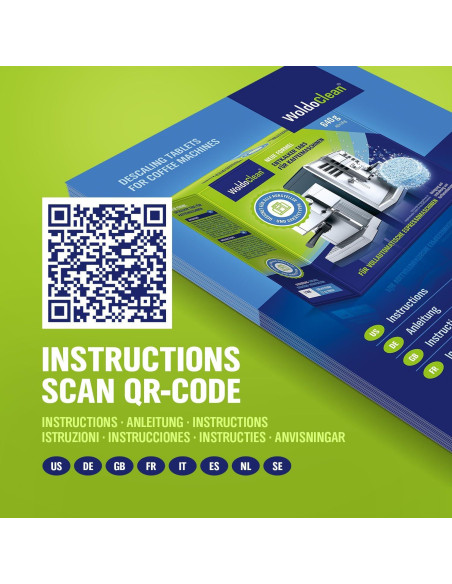 Limpiador y tabletas descalcificadoras WoldoClean 15 usos