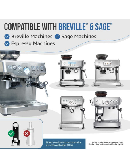 Kit de Limpieza Breville Caffenu - 52 Tabletas + 6 Filtros
