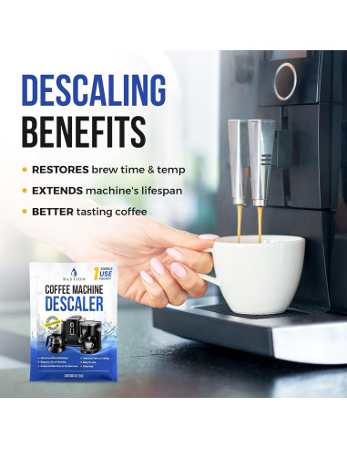 Limpiador Desincrustante para Cafeteras Bastion 6 Usos