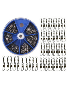 Kit de Ganchos Giratorios AGOOL 50pcs Alta Resistencia