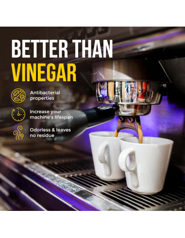 Limpiador Desincrustante para Cafeteras Bastion 6 Usos