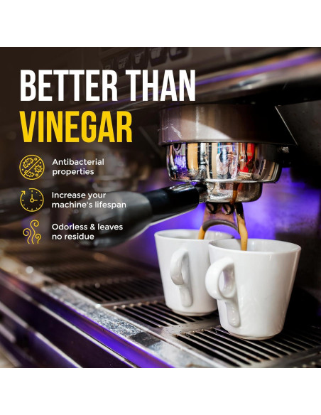 Limpiador Desincrustante para Cafeteras Bastion 6 Usos