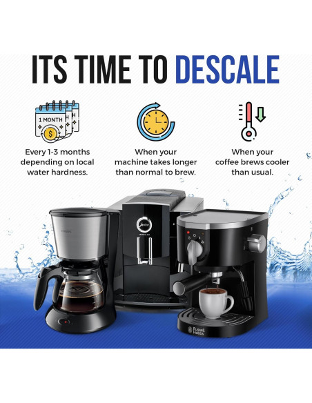 Limpiador Desincrustante para Cafeteras Bastion 6 Usos