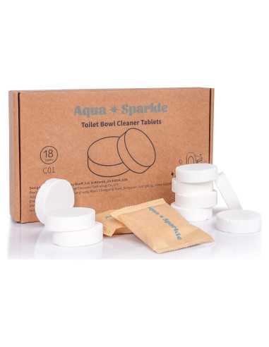 Tabletas Limpiadoras de Inodoro - Aroma a Limón - 18 Unidades