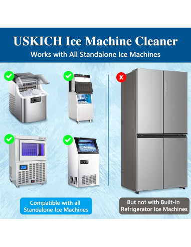 Tabletas Desincrustantes USKICH para Máquina de Hielo - 36 Unidades
