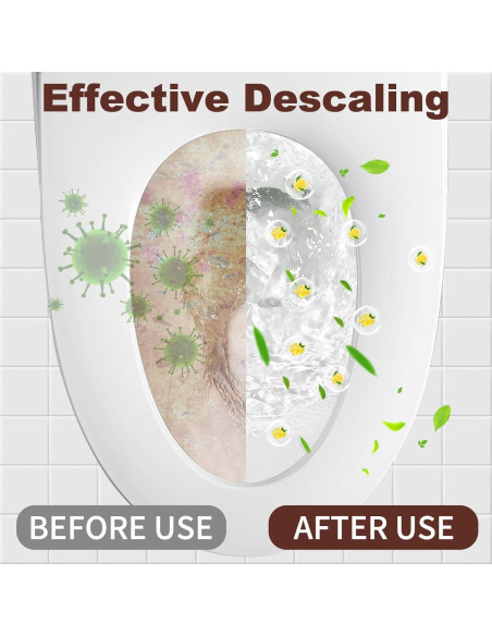 Tabletas Limpiadoras de Inodoro - Aroma a Limón - 18 Unidades