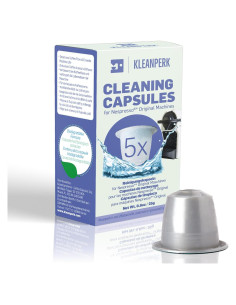 5 Cápsulas de Limpieza KLEANPERK para Nespresso Original