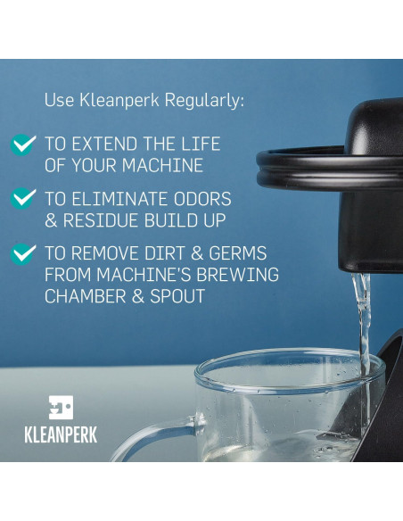 5 Cápsulas de Limpieza KLEANPERK para Nespresso Original