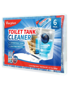 Limpiador de Tanque de Inodoro Vacplus - 6 Tabletas Desincrustantes