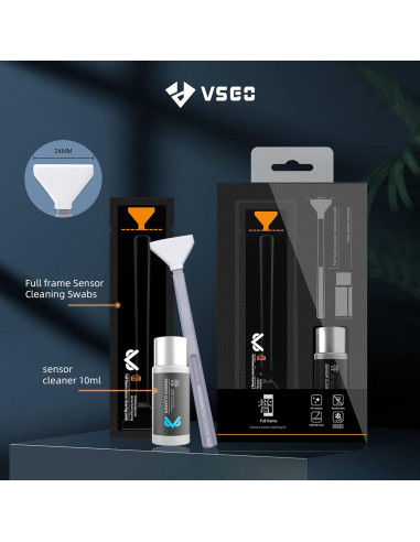 Kit de Limpieza de Cámara VSGO VS-S03E 12 Piezas para Sensor