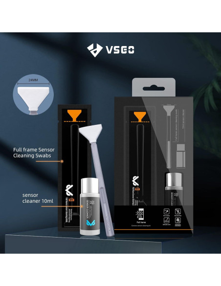 Kit de Limpieza de Cámara VSGO VS-S03E 12 Piezas para Sensor