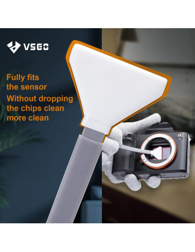 Kit de Limpieza de Cámara VSGO VS-S03E 12 Piezas para Sensor