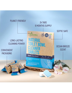 Tabletas de Limpieza de Inodoro Ecológicas BAMBOEARTH - 24 Unidades 2