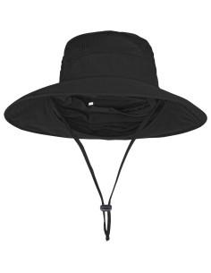 Sombrero de Sol UPF 50+ para Hombre y Mujer - Negro 2