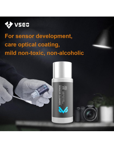 Kit de Limpieza de Cámara VSGO VS-S03E 12 Piezas para Sensor