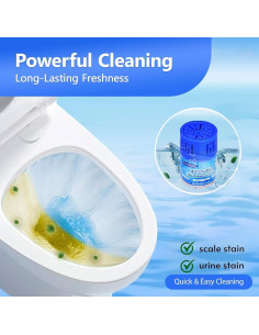 Limpiador de Inodoro OceanBreezy 3 Botellas 2800 Descargas 2