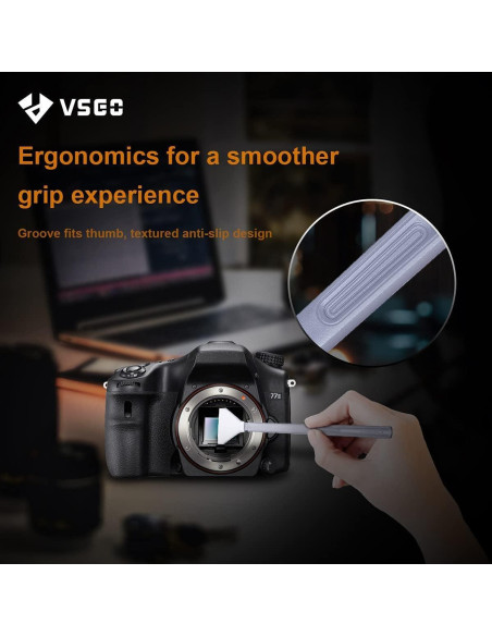 Kit de Limpieza de Cámara VSGO VS-S03E 12 Piezas para Sensor