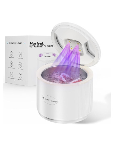 Limpiador Ultrasónico Marivok 220ml para Dentaduras y Alineadores