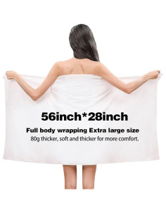 Toallas de Baño Comprimidas Desechables DHUGZFT 18 Piezas 142x71cm 2