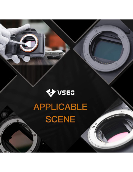 Kit de Limpieza de Cámara VSGO VS-S03E 12 Piezas para Sensor