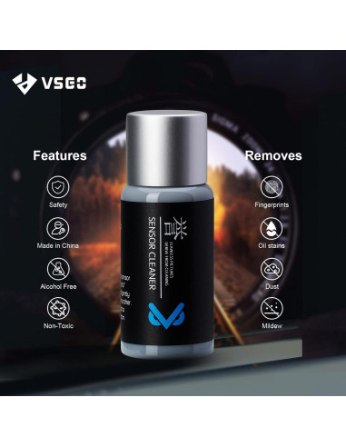 Kit de Limpieza de Cámara VSGO VS-S03E 12 Piezas para Sensor