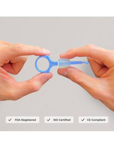 Herramienta 2-en-1 PUL para Alineadores - Paquete de 3 Azul