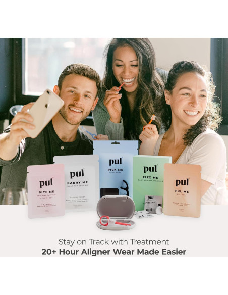 Herramienta 2-en-1 PUL para Alineadores - Paquete de 3 Azul