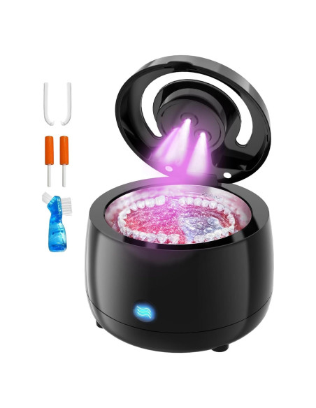Limpiadora Ultrasónica UV Ackture para Dentaduras y Joyería 42kHz Limpiadora Ultrasónica UV Ackture para Dentaduras y Joyería 42kHz
