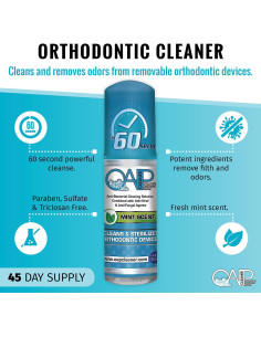 Limpiador OAP Espuma 44.3ml - Limpia Aparatos Dentales 2