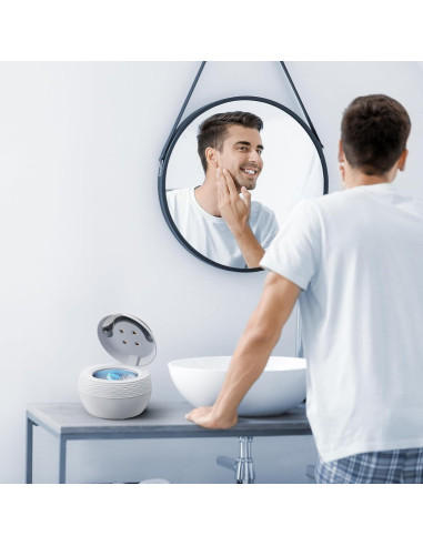 Limpiadora Ultrasónica Dental Portátil 200ML 45kHz - Blanco