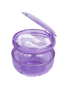 Estuche Limpiador de Retenedores Maoeroral Púrpura 9.5x6.3cm