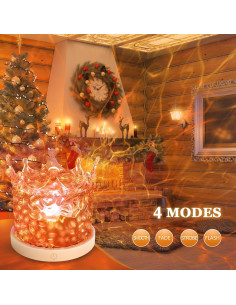 Paquete de 2 Lámparas de Olas ITEFDTUTNE RGB 16 Colores 2