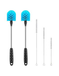 Juego de 5 cepillos de limpieza AnDock para botellas y pajitas