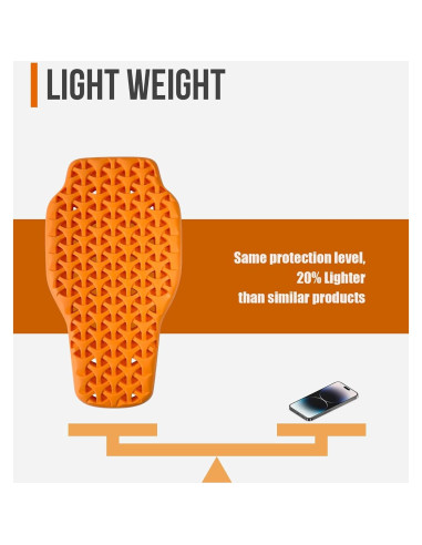 Almohadilla de Protección Espalda CE-1 BORLENI RZ-801S 298g