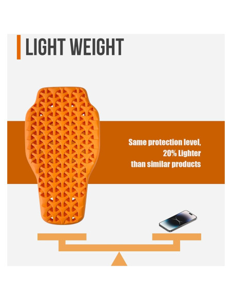 Almohadilla de Protección Espalda CE-1 BORLENI RZ-801S 298g