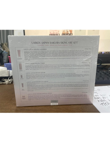 Kit de Cuidado de la Piel Sakura Fashion Base 7 Piezas Hidratante