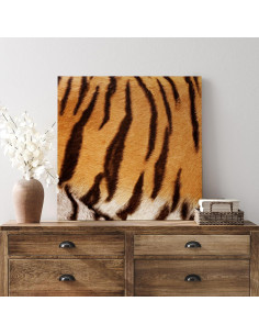Cuadro en Lienzo Wall26 Patrón de Tigre 30.48x30.48cm 2