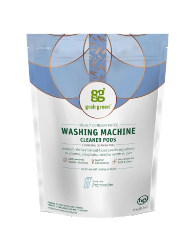 Limpiador de Lavadora Grab Green 5 Cápsulas Sin Fragancia